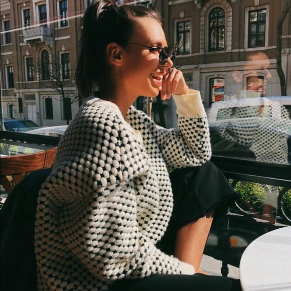 HM knit chunky sweater, dotted - Picture 2 of 5